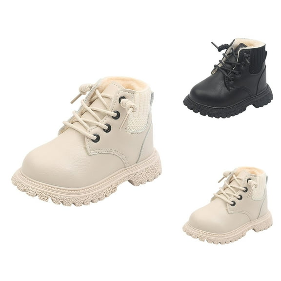 Girls Boots Girls Combat Boots Girls Boots Fashion Mesh Lace Shoes Non Breathable Footwear for Children