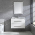 thumbnail image 6 of Wonline 32 inch Bathroom Vanity White Wall Mounted Small Cabinet with Sink Mirror Combo, 6 of 9