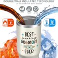 thumbnail image 4 of 1pc Dog mother 30oz Tumbler with Straw & Handle - Insulated Stainless Steel Cup | Holiday Gift for Man Women (Christmas, Valentine's, Birthday), 4 of 7