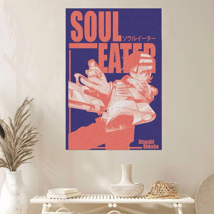 Soul Eater Dichromatic Poster Rolled Posters | Anime Wall Art