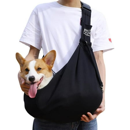 Hgudesign Dog and Sling Carrier with Adjust Strap&Pocket Puppy Pets Outdoor Travel Bag Safety se Bag