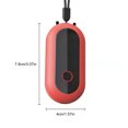 thumbnail image 4 of Ambientador de collar ionizador portátil Naiovety 1200W/cm³ Generador de iones negativos Rojo, 4 of 6
