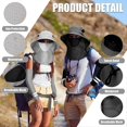 thumbnail image 4 of 2025 Latest Model Pack Sun Hat Fishing Hat with Visor and Sleeves Outdoor Hiking, 4 of 4