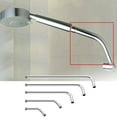 thumbnail image 3 of JINGT Stainless steel Shower Head Extension Arm Straight Angled Extra Hose Pipe Shower, 3 of 9