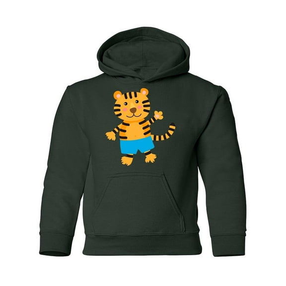 A Cute Tiger Hoodie Juniors -Image by Shutterstock, Large