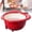 C, variant on Vegetable Rinse Basket - duals Tier Extra Capacity Colander, Quick Drain Produce Cleaning Tool, Reusable Food Prep Accessory | Berry Lettuce Pasta Fruit Prep for Kitchen Home Apartment Restaurant C