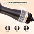 thumbnail image 2 of Cepillo secador de pelo y voluminizador 4 en 1, peinado en un solo paso con protección térmica de cerámica de 1200 W, color dorado., 2 of 5