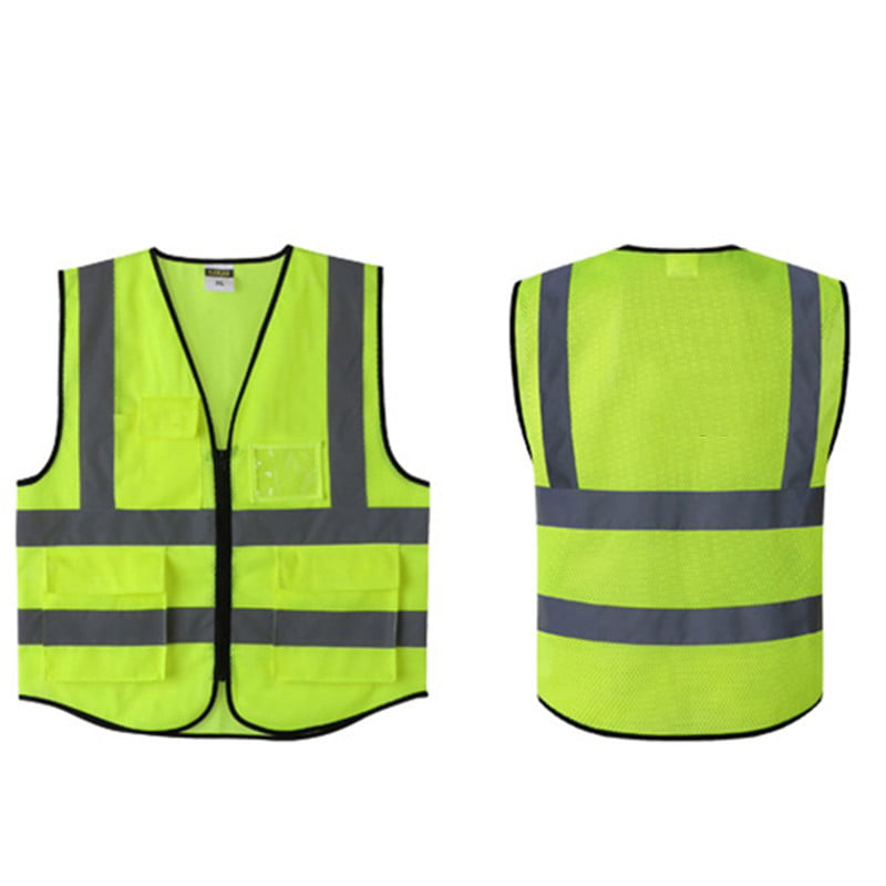 Details about   Construction Reflective vest Cycling 1pc Safety Protective Pockets Gear 