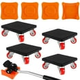 thumbnail image 5 of Furniture Lift Mover Tool Set 880LBS 360° Rotatable Heavy Duty Furniture Mover Set Labor-Saving Furniture Dolly and Lifter Tool Noiseless Furniture Roller Slider for Bed Sofa Desk, 5 of 8