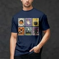 thumbnail image 3 of T-shirt Graphique Halloween pour Hommes Manches Courtes Col Rond Décontracté pour Activités d'Été Intérieur Extérieur Tissu Extensible Confortable, 3 of 5