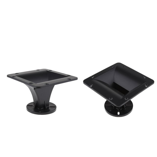 2 Piezas 160x160mm Hogar profesion / DJ / / Etapa Altavoces Audio Sonido Gear Tweeter Cuerno Con 25 Mm De Garganta Plana