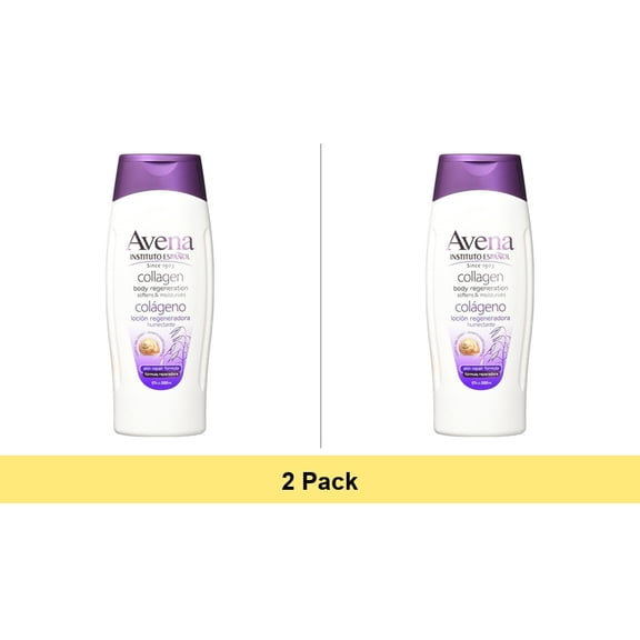 AVENA Collagen Hand & Body Lotion, Softens and Moisturizes Dry Skin, 17 fl. oz. - 2 Pack