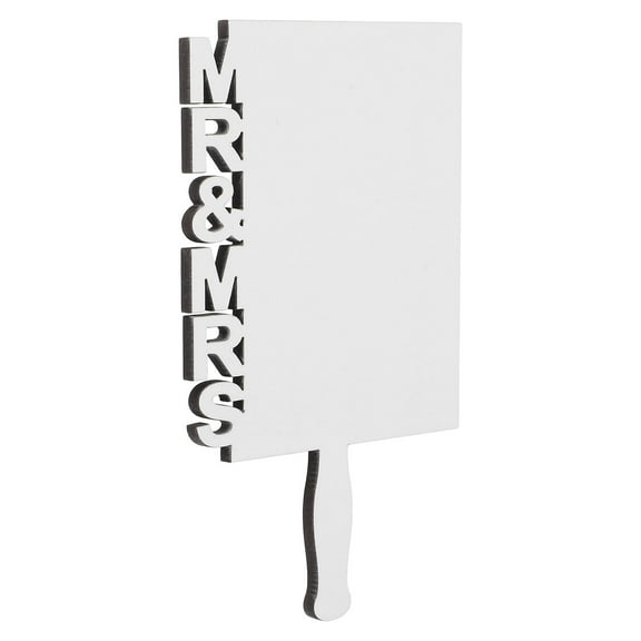 GOOHOCHY Mr and Mrs Sublimation Blank Picture frame for DIY Wedding Home Decor White Density Board 8x10