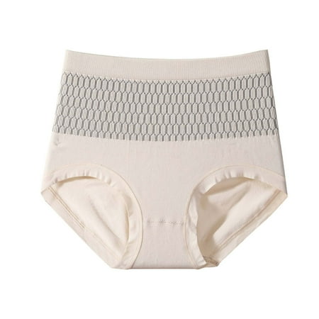 Womens Underwear Packs High Cut V-Waist Lace Underwear High Waisted No Show Panties Underpants Comfort Waist with Lace Cotton Bikini Brief Underwear Seamless Thong Plus Size Stretch No Show Bikini