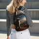 thumbnail image 5 of Disketp Pyramid Desert Cat Mochila de Lona Estampada, Mochila Escolar de Viaje Ligera para Estudiantes y Portátil-Medium, 5 of 5