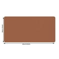 thumbnail image 3 of Extended Leather Desk Mat for Office & Gaming - Large Non- Waterproof Desk Pad, Leather Mouse Pad with Raised Edges for Enhanced Computer Control and Desktop Protection, 3 of 6