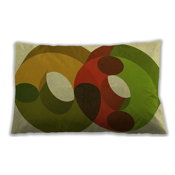 Ahgly Company Outdoor Rectangular Contemporary Lumbar Throw Pillow, 13 inch by 19 inch