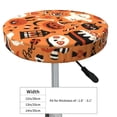 thumbnail image 4 of Balery Halloween 2 Fundas de asiento para taburete de bar redondo de tela de terciopelo ajustables que protegen de arañazos y manchas para sillas de 14 a 17 pulgadas.-13 inch, 4 of 7