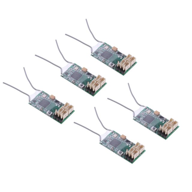 5x JR i DX8 4 I DX18 DX8 DEVO10 Sistema de radio con receptor CM410X con puerto PPM Hugo Transmisor receptor