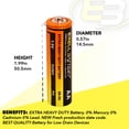 thumbnail image 6 of 60pc EXELL EB-R6 AA Super Heavy Duty Eco Friendy Battery SUM4, LR6, LR6A, HP7, 6 of 6