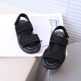 thumbnail image 5 of breaise Toddler Boys Girls Summer Slide Sandals Baby Comfort Lightweight Walking Shoes Open Toe Adjustable Outdoor Beach Sandals for Kids, 5 of 10