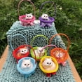 thumbnail image 4 of CanGonggg Funny Toys Cat In The Lace Hanging Doll Toy Mini Cat In Shoe With Meows Sounds Sleeping Cute Kitty Toys For Kids Boys Girls Kids Pillow Blue S Clues Toothless Tiana, 4 of 8