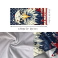 thumbnail image 4 of Riecok Microfiber Blanket Independence Day American Flag Eagle Print Beach Towel Versatile Quick Dry for Children Pets Adults, 4 of 10