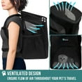 thumbnail image 5 of PetAmi Cat Backpack Carrier for Small Dogs and Large Cats, Airline Approved, 5 of 8