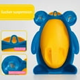 thumbnail image 7 of Frog Pee Training with Brush and Hooks, Green Cute Potty Training Urinal,Potty Training Toilet for Boys Kids Toddler with Funny Aiming Target,Frog Shape Pee Trainer, 7 of 7
