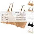 thumbnail image 3 of Iugvhana Wireless Bras for Women Breathable Seamless Bra Adjustable Straps No Underwire Bra Comfortable Everyday Full Coverage Bra Black L, 3 of 6