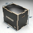 thumbnail image 3 of Synergee 3 in 1 Non-Slip Wood Plyometric Box for Jump Training and Conditioning 30/24/20, 3 of 7