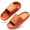 Orange, variant on BERANMEY Comfort Non-Slip Lightweight Cloud Sandals Slippers for Women and Men Pillow House Slippers Shower Shoes Indoor Slides Bathroom Ultimate Thick Sole Indoor Easy to Clean