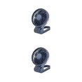 thumbnail image 3 of Matsuzay Ventilador portátil Motor sin escobillas Ángulo ajustable Recargable Desmontable Lavable 5V Ventiladores de refrigeración para Azul 2piezas, 3 of 6