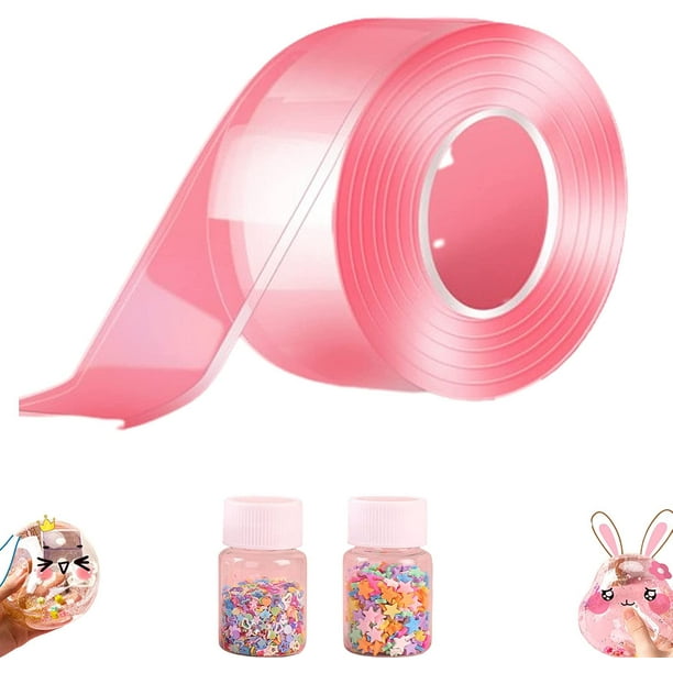 Couleur Nano Tape Bulle Sticky Ball Diy Elastic Nano Tape Jouets Double  Face Bubblable Tapes