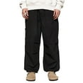 thumbnail image 1 of Pantalones casuales Sunloudy para hombre con cordón elástico en la cintura, decoración de bolsillo suelto, ropa de color sólido Sunloudy S,M,L,XL,XXL, 1 of 7