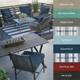 thumbnail image 7 of ARDEN Oceantex Outdoor Plush Classic Tufted Bench Cushion 48 x 18, Ocean Blue, 7 of 7