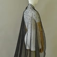 thumbnail image 6 of Pearl Accented Bridal Cape, Long Mesh Arm Cover Wrap, One Size, 6 of 7