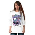 thumbnail image 3 of The Smurfs Cool Kanji DJ Comic Panels Unisex Plus Size Long Sleeve Shirt Brisco Brands 3X, 3 of 5