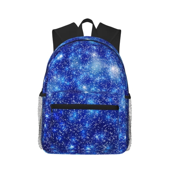 Picia Blurred Star Snow Christmas Large Capacity Backpack Classic Style Backpack Casual Backpack Water-Resistant School Work Travel Outdoor Backpack
