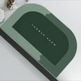 thumbnail image 3 of Alfombras De Baño Gruesas De Secado Rápido Fibra De Poliéster Alfombrilla De Ducha Lavable Verde 45X75cm Sunnimix alfombra de baño, 3 of 8