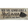 thumbnail image 1 of Artistic Reflections RE1202w 14 x 7 in. May You Always Have A Shell In Your Pocket Pallet Wood Art Sign, 1 of 1