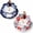 Blue, variant on Ceramic Umbrella Tea Infuser for Loose Leaf Tea, Vintage Blue Floral Tea Strainer, Elegant Cottagecore Tea Accessory & Tea Lover Gift (Red)