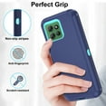 thumbnail image 6 of Asuwish Compatible with Motorola Moto G Play 2025 / Moto G Power 2025 Phone Case Hybrid Rugged Shockproof Hard Protective Drop Proof Full Body Heavy Duty Mobile Cell Cover for Women Men Blue, 6 of 8