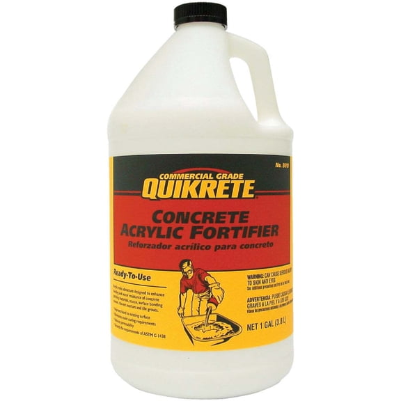 Quikrete Concrete Bonder 861001 - Water-Resistant Acrylic Bonding Agent - 1 Gal Bottle