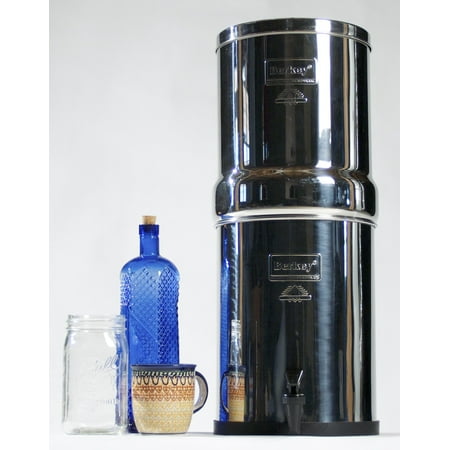 

Royal Berkey with 2 Black Filters and 2 PF-2 Fluoride Filters 3.25 Gal - Silver