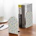 thumbnail image 5 of Zufioo Cute Transport Print Wooden Bookends, Metal Bookshelf Non-slip Bookends, Home Furnishings Suitable for Bookcases Offices, 5 of 8