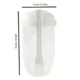 thumbnail image 2 of Fruit Salad Storage Cup With Lids and Fork,Plastic Airtight Food Storage Containers Reusable for Kitchen, Office, Party, Camping, 2 of 5