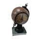 thumbnail image 4 of Reloj de escritorio con forma de globo terráqueo, reloj de mesa, adorno decorativo de arte coleccionable Amarillo, 4 of 6