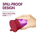 thumbnail image 3 of Boon SNUG Spout Univeral Sippy LIDS Pink, 3 of 3
