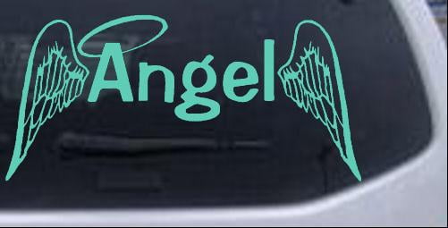 Cowboys and Angels Funny Vinyl Decal Sticker Car Window laptop tablet truck 12" 